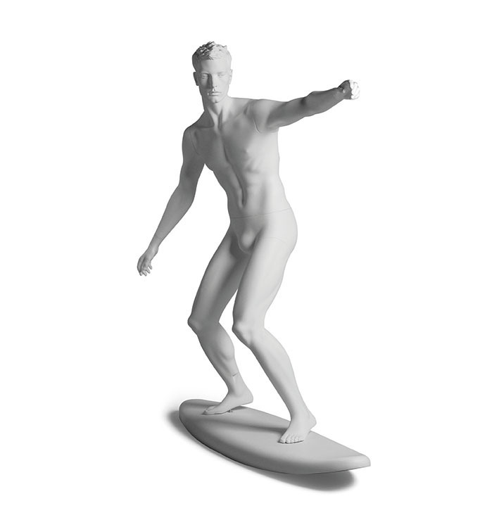 Sportfiguur Surfer Man - wit