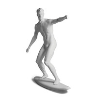 Sportfiguur Surfer Man - wit