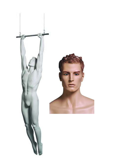 Sportfiguur Acrobaat Man - huidskleur