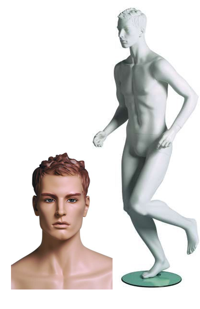Sportfiguur Runner Man - huidskleur