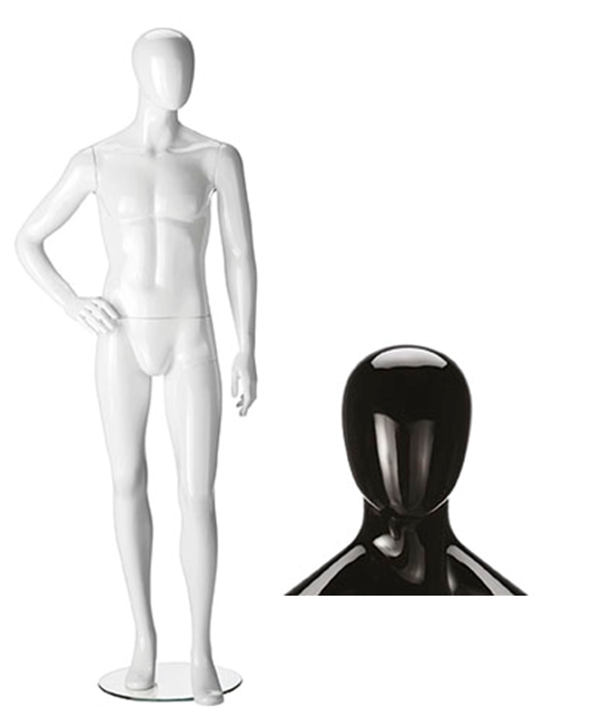 Mannequin Ringo Man Hoogglans Zwart