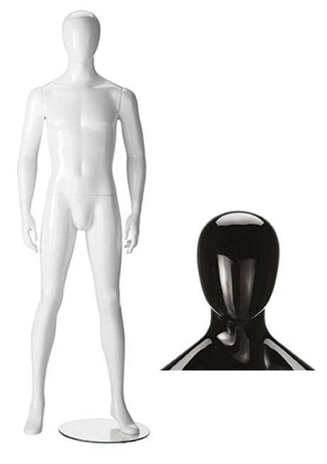 Mannequin Ringo Man Hoogglans Zwart