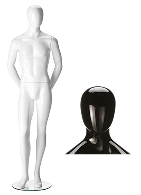Mannequin Ringo Man Hoogglans Zwart