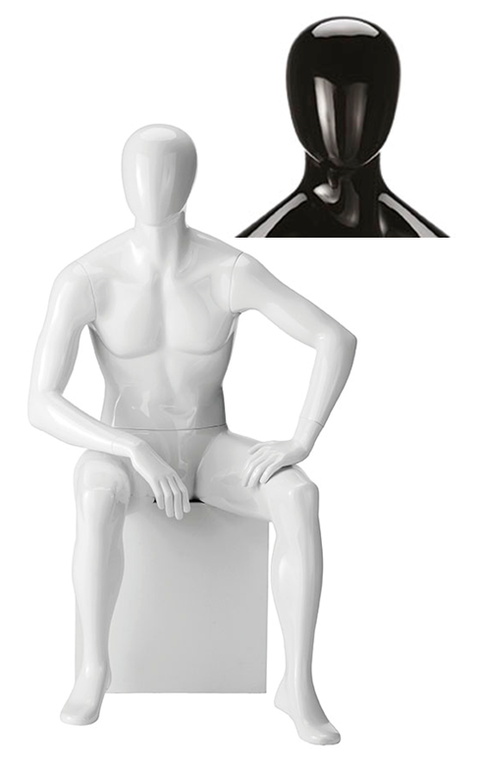 Mannequin Ringo Man Hoogglans Zwart