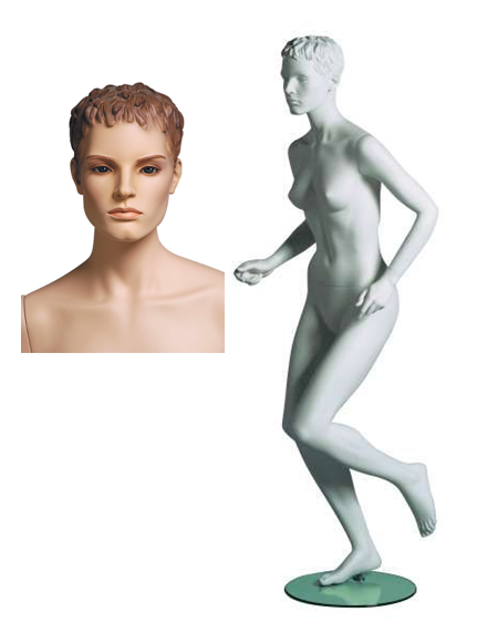 Sportfiguur Runner Dame - huidskleur