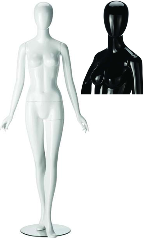 Mannequin Ringo Dame Hoogglans Zwart