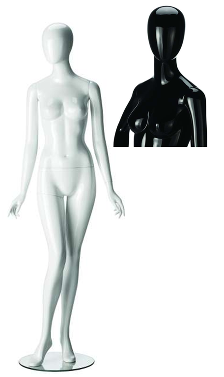 Mannequin Ringo Dame Hoogglans Zwart